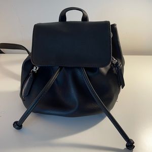 Mossimo Small Black Drawstring Backpack/Purse